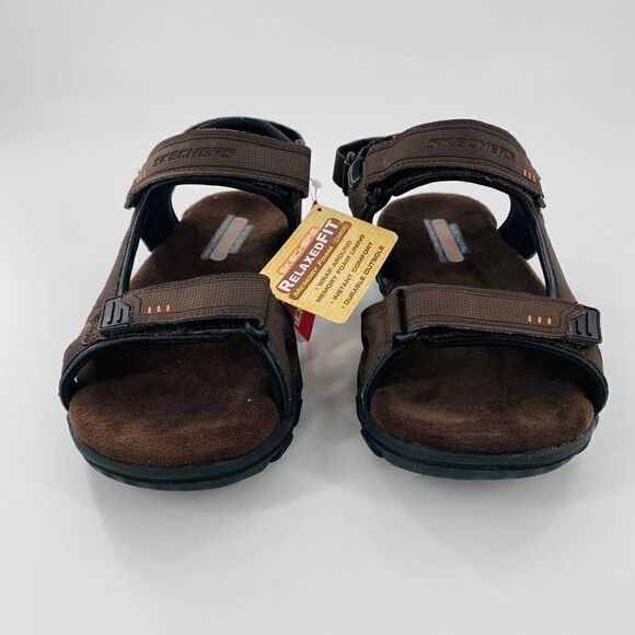 NWT SKECHERS Relaxed Fit Conner-Louden Sandals in Brown Size 7 - Picture 3 of 9